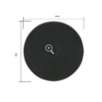 100 MM ROUND PLASTIC BASE (1pc) 100 MM ROUND PLASTIC BASE (1pc)