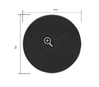 100 MM ROUND PLASTIC BASE (1pc)