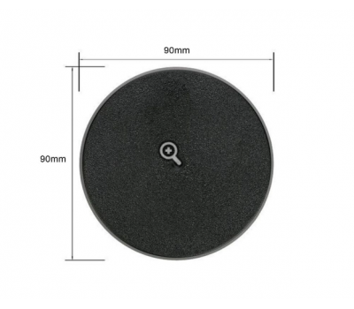 90 MM ROUND PLASTIC BASE (1pc) 90 MM ROUND PLASTIC BASE (1pc)