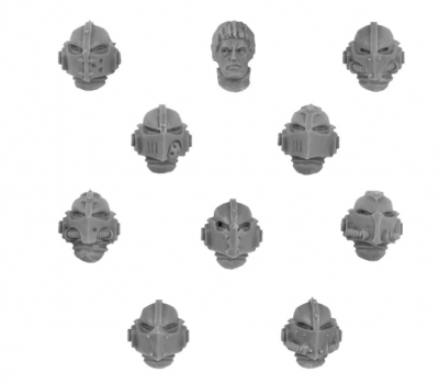 Dark Angels Legion Heads Upgrade Set Dark Angels Legion Heads Upgrade Set