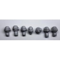 Heads - Blood Angels Crimson Paladins