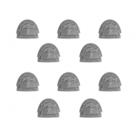 White Scars Mk III Shoulder Pads