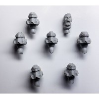 Imperial Fists Legion Phalanx Warder Squad - Heads