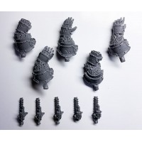 Death Guard Grave Warden Terminators - Power Fists Death Guard Grave Warden Terminators - Power Fists