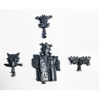 Space Wolves Pack - Banner Icons - Wolf Paw Skull