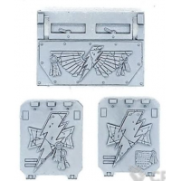 White Scars Rhino Doors and Frontplate