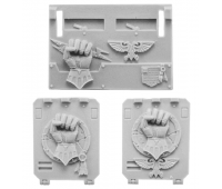 Imperial-Crimson Fists Rhino Doors and Front Plate