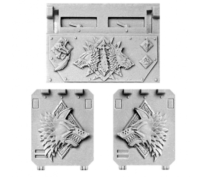 Space Wolves Rhino Doors and Front Plate