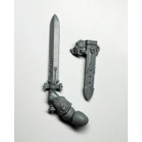 Company Heroes - Captain Mortis Relic Power Sword w Sheath Company Heroes - Captain Mortis Relic Power Sword w Sheath
