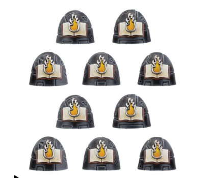 Word Bearers MkVI Shoulder Pads