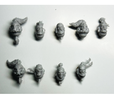 Space Wolves - heads Space Wolves - heads