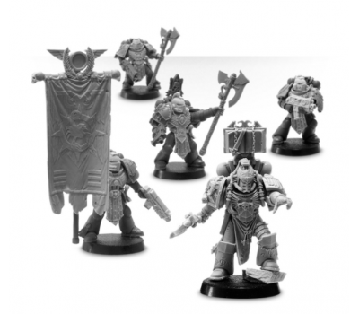 Magister Sevrin Loth Chief Librarian of the Red Scorpions with Honour Guard Magister Sevrin Loth Chief Librarian of the Red Scorpions with Honour Guard