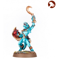 Skink Chief with Scythe and Shield Skink Chief with Scythe and Shield