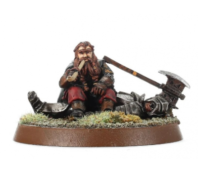 Gimli On Dead Uruk-Hai Gimli On Dead Uruk-Hai