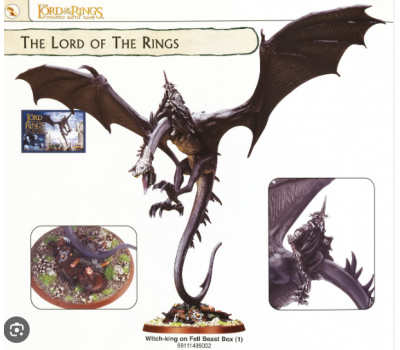 The Witch-King Of Angmar On Fellbeast