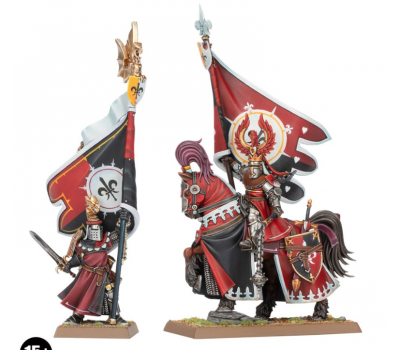 Battle Standard Bearer Mounted and on Foot