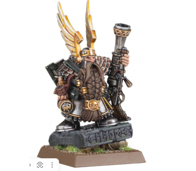 Dwarf Thane with Handgun on Oathstone Dwarf Thane with Handgun on Oathstone